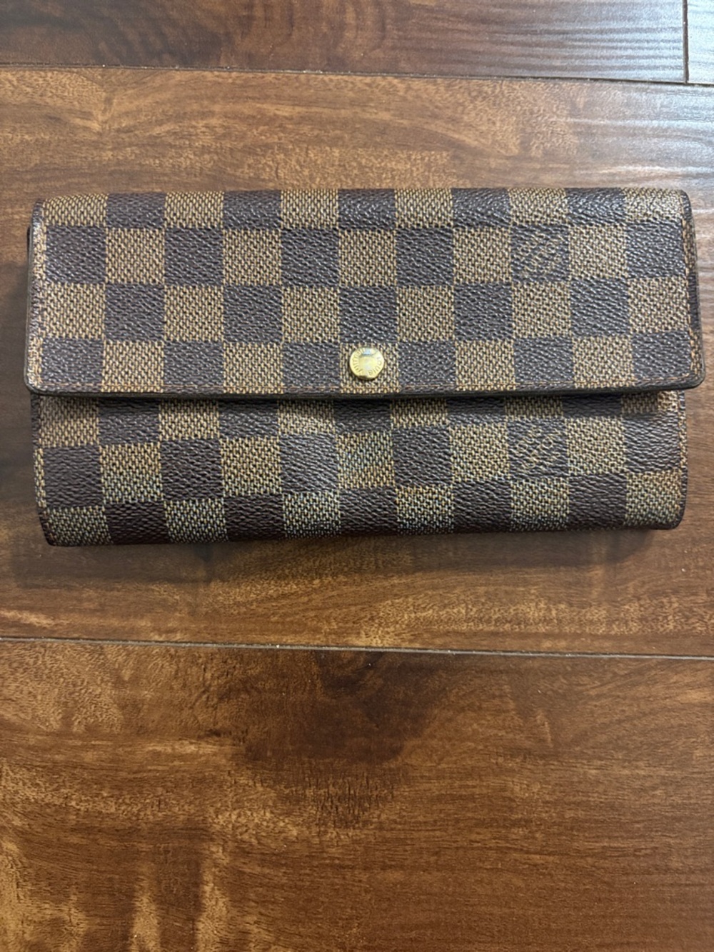 Louis Vuitton Brown Damier Canvas Continental Wallet